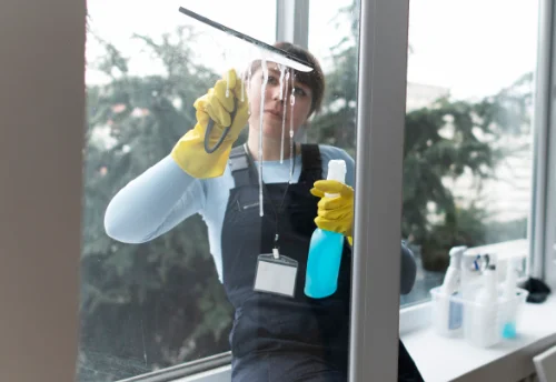 Nettoyage de vitres intérieures et extérieures à la Coquille
